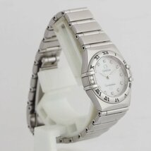 OMEGA オメガ コンステレーションミニ ベゼル・インデックス ダイヤ 1567.75 SS クォーツ レディース 箱 保証書付［41743］_画像3