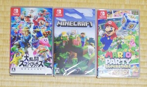 大乱闘スマッシュブラザーズ&マインクラフト&マリオパーティスーパースターズ NintendoSwitch