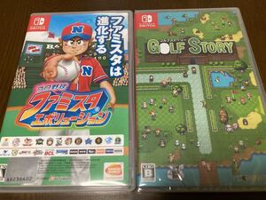 ニンテンドースイッチ ソフト セット 中古 プロ野球ファミスタエボリューション 新品 未開封 ゴルフストーリー Switch
