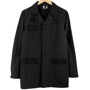 ■NAKED SUN ネイキッドサン / WORK COAT / 日本製 / メンズ / コットン × ナイロン クロス ワークコート size M / ブラック / アウター