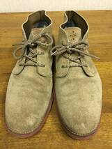 COLE HAAN LUNARGRAND CHUKKA BOOT スウェード カーキ ２８ USED ルナグランド チャッカ_画像1