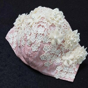pink.pink ハンドメイドレース立体インナー