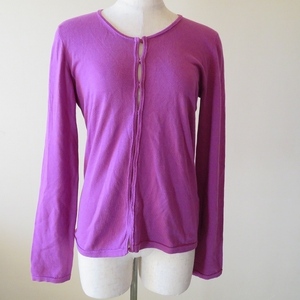 #anc Armani koretsio-niARMANI COLLEZIONI cardigan purple knitted lady's [700688]