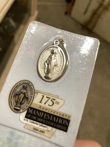 USAビンテージメダル1メダイITALYイタリア製/アメリカ古着西海岸サーフロックヒッピーヒップホップバイカーキリスト教会クリスチャンマリア