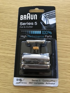 【未使用品 開封済み】BRAUN ブラウン シリーズ5 8000シリーズ対応 網刃・内刃コンビパック 51S 並行輸入品(送料込)