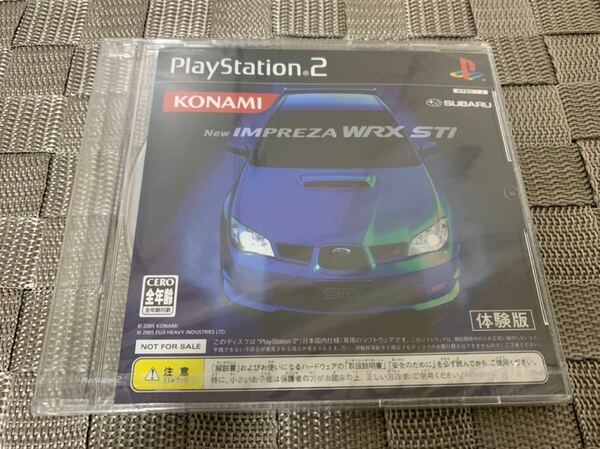 PS2体験版ソフト ENTHUSIA IMPREZA WRX STI 体験版 SUBARU インプレッサ プレイステーション PlayStation DEMO DISC スバル 非売品 グッズ