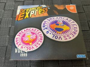 DC体験版ソフト SEGA OFFICIAL CLUB DREAMCAST EXPRESS 第4号 SEGA DEMO DISC 非売品 セガ ファンディスク fan disk ドリームキャスト