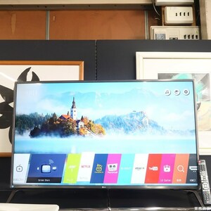 【中古】LG　液晶テレビ　49V型 　4K対応　49UJ6100　2018年製　通電済み