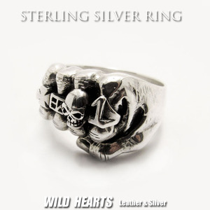 21 number fi -stroke ring Skull silver ring ring silver 925.. gothic style gothic style ring sterling silver hard series 