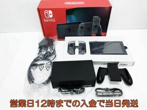 【1円】新型 Nintendo Switch (ニンテンドースイッチ) Joy-Con(L)/(R) グレー ゲーム機本体 初期化動作確認済み 1A9000-051e/F4