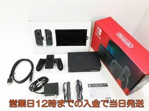 【1円】新型 Nintendo Switch 本体 (ニンテンドースイッチ) Joy-Con(L)/(R) グレー 初期化・動作確認済み 1A0422-005yy/F4