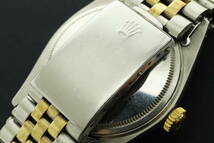 LVSP4-1-39 ROLEX ロレックス 腕時計 1601 オイスターパーペチュアル デイトジャスト 自動巻き 27番台 約90g メンズ コンビ 動作品 中古_画像8