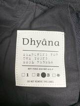 [Dhyana] 14AW 遠州ツイード リブイージーパンツ 2 ブラック ディアーナ_画像7