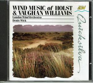  ho ru -тактный .vo-n* Williams. духовая музыка сборник произведений WIND MUSIC OF HOLST AND VAUGHAN WILLIAMS LONDON WIND ORCHESTRA DENIS WICK