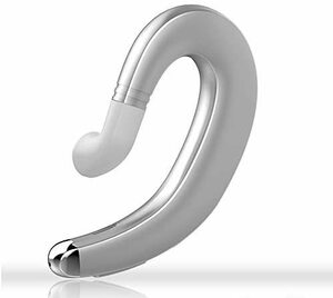 【送料無料】シルバー Bluetooth ヘッドセット V4.1 ワイヤレスイヤホン 片耳 超軽量 耳掛け式 イヤホン 左右耳兼用 ハンズフリー通話 マイ