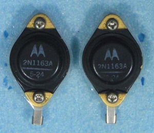 モトローラ　ＰＮＰゲルマニウムパワートランジスタ　２Ｎ１１６３Ａ　未使用　２個セット　稀少品