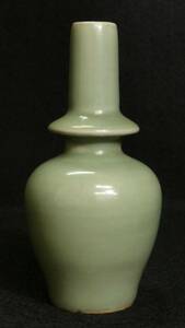 中国 青磁　花瓶　