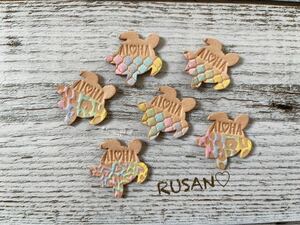 革タグ レザークラフト ホヌ ヌメ革 アイロンワッペン ハンドメイド デニムリメイク