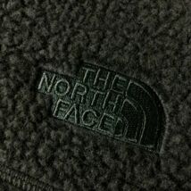 1円～!売切!【正規新品】THE NORTH FACE NORTH PEAK FLEECE FULL ZIP JACKET フリースジャケット US限定 厚手 刺繍 モコモコ(M)黒181024-60_画像6