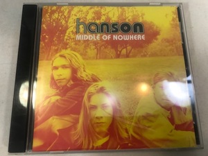 hanson / middle of nowhere　CD　中古