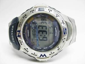 【YT-B⑪60】CASIO/カシオ PROTREK、プロトレック PRW-100BJ 電波 タフソーラー 稼働品