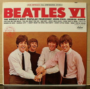 ザ・ビートルズ THE BEATLES - BEATLES VI /US盤/中古LP!!41055