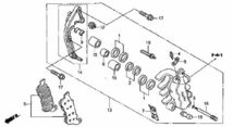 SC54　F-11-2　L,フロントキャリパー