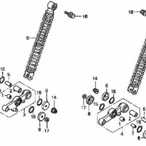 HA02 後期 純正 フロント アクスルナット C90 ビックドラム スーパーカブ 90 フランジ ナット 12mm 大径 ブレーキ C70 セルフロック .kf0の画像5