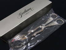 世界的銀食器ブランド 高級 Gorham ゴーハム イタリア製 SALAD TONGS サラダトング シルバープレート ◆ Gorham HERITAGE カトラリー ③_画像1