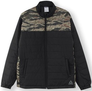 リーボック ワンシリーズ パデッドジャケット Sサイズ 定価13200円 ブラック/アーミーグリーン Reebok メンズ 中綿 アウター