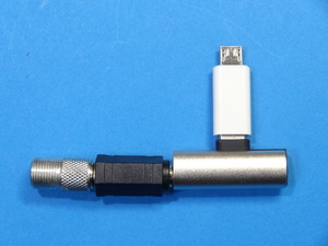 フルセグケーブル 充電しながらフルセグ USB同軸変換ケーブル MICRO USB/TYPE-C SONY EC230 SHARP SH01 富士通F01等の代用品 管