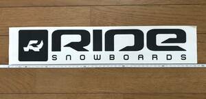 RIDE SNOWBOARDS Trademark Long Die cutステッカー47.5cm ライド スノーボード ロング 切り抜きステッカー スノーボード