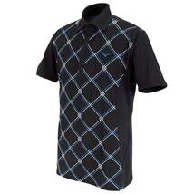 ミズノゴルフ MIZUNO GOLF メンズゴルフウェア 半袖ポロシャツ 吸汗速乾 40％ＯＦＦ（XL）ブラック 52MＡ6008_画像1