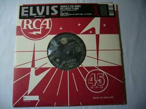 ★ELVIS★10インチ “(Marie’s the Name)HIS LATEST FLAME”