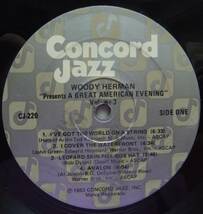 ◆ WOODY HERMAN Presents A Great American Evening Volume 3 ◆ Concord Jazz CJ-220 ◆ W_画像3