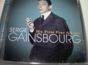 CD★SERGE GAINSBOURG 「HIS FIRST FOUR ALBUMS」　セルジュ・ゲンスブール、2枚組、未開封