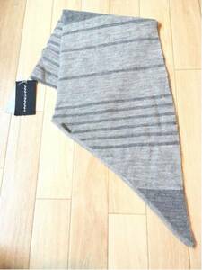 新品【ANNTARAH】SAMANTA SCARF SIZE:UNI GREY 日本未上陸!! ベビーアルパカ100%