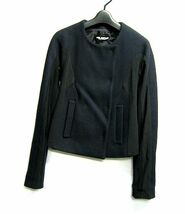 ITALY製 ニールバレット NEIL BARRETT 上品なノーカラージャケットJKT 切替デザイン！_画像1