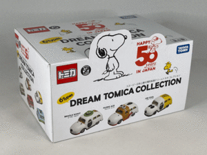 トミカ スヌーピー 日本上陸50周年記念 ドリームトミカ コレクション 6 Types 新品・未開封