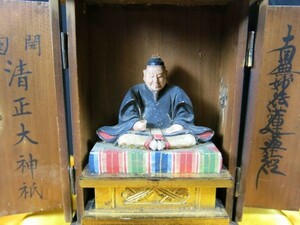 B　加藤清正像　万延元年（1860年）　仏教　寺院　お経　木彫