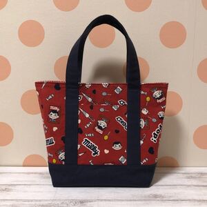 トートバッグ ハンドメイド ペコちゃん