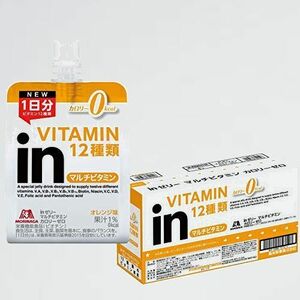 新品 好評 マルチビタミン inゼリ- P-W6 1日分のビタミン12種類配合 栄養機能食品(ビオチン) カロリ-ゼロ オレンジ味 (180g×6個)