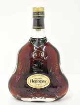 ヘネシー Hennessy コニャック ブランデー X.O クリアボトル 金キャップ 700ml 40％ フランス 未開栓 → 2110LA014_画像1