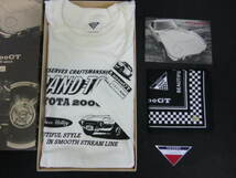 トヨタ2000GT ● 2001セット限定 Tシャツ M 元箱 + エンブレム + ポストカード + バンダナ シリアル番号付き 007 ボンドカー トヨタ 2000GT_画像4