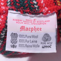 Robert Mackie of Scotland / Knit Hat / Red / ロバート・マッキー ウール　ニットハット　ニット帽 帽子 ニットキャップ_画像6