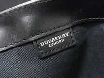 1円 BURBERRY バーバリー ノバチェック PVC×レザー シルバー金具 ミニトート ハンドバッグ 手提げかばん レディース ベージュ系 R9194Kh_画像7