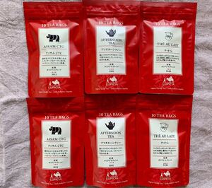 LUPICIA ルピシア ティーバッグ 6パックセット