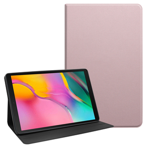 【送料無料】J:COM Galaxy Tab A 10.1inch 専用 保護カバー 手帳型 TPUスマートケース 二つ折タイプ ローズゴールド