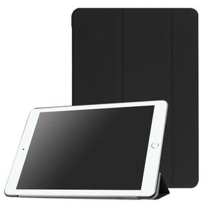 【送料無料】iPad9.7 第5/6世代/air/air2用 PUレザーケース 三つ折スマートカバー 超薄 軽量型 高品質PUレザーケース ブラック