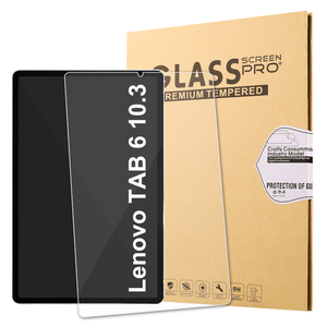 Lenovo Tab6 10.3インチ 強化ガラス 液晶保護フィルム ガラスフィルム 耐指紋 表面硬度 9H 業界最薄0.3mmのガラスを採用 2.5D